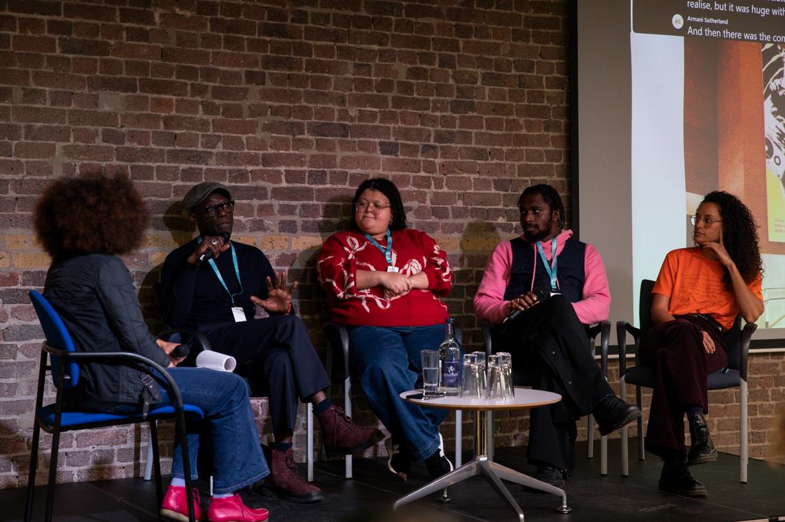 Five panellists sat on stage