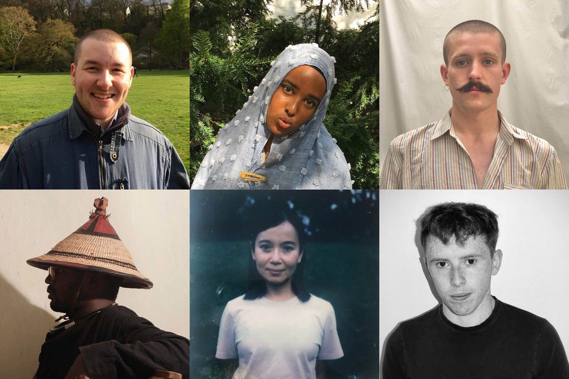 Composite portraits of FLAMIN Fellowship 2022-23 artists