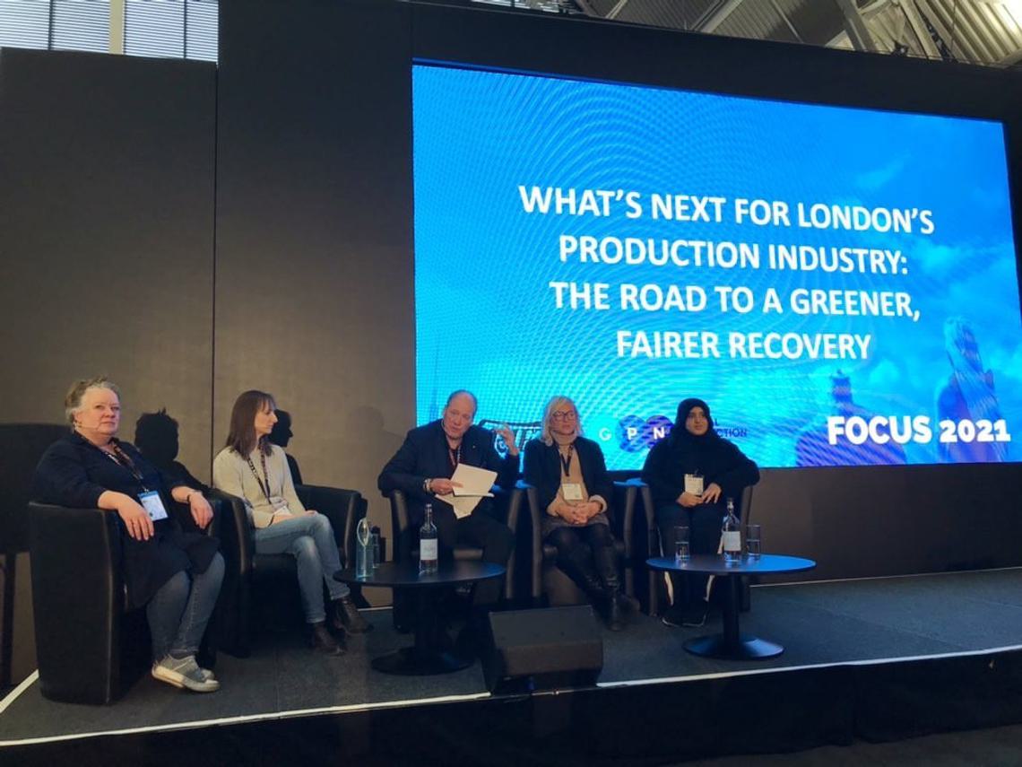 Panel L-R: Harriet Lawrence, Amelia Price, Adrian Wootton, Melanie Dicks, Om-Kalthoom Bashmailah