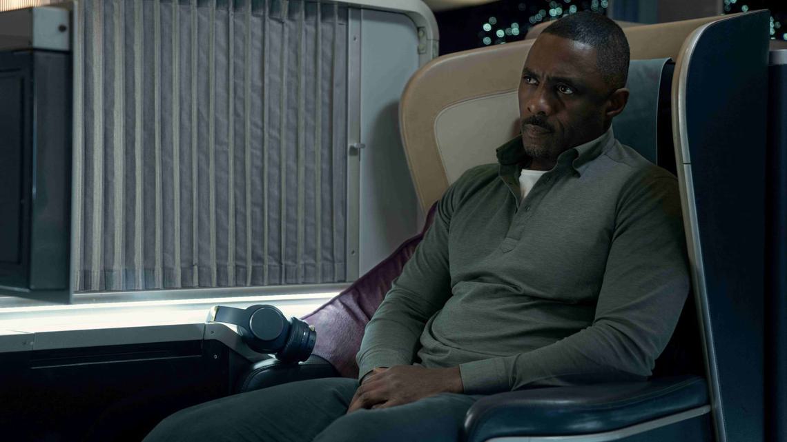 Idris Elba in "Hijack," premiering June 28, 2023 on Apple TV+.
