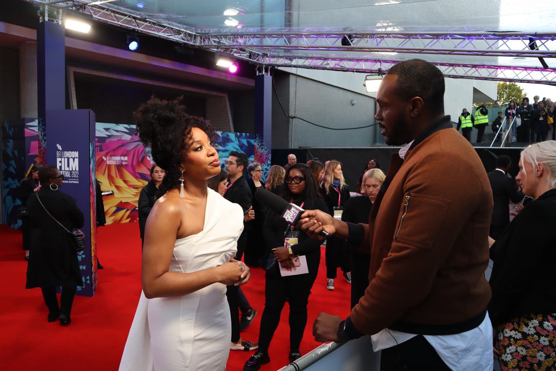 Chinonye Chukwu, director of Till, on the red carpet at the Mayor of London's Gala