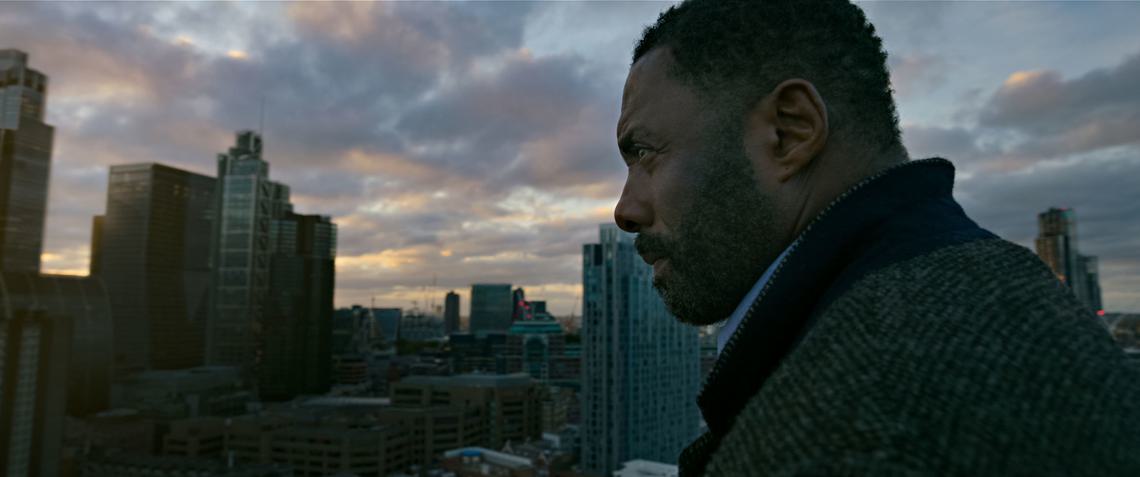 Luther: The Fallen Sun. Idris Elba as John Luther in Luther: The Fallen Sun. Cr: Netflix © 2023