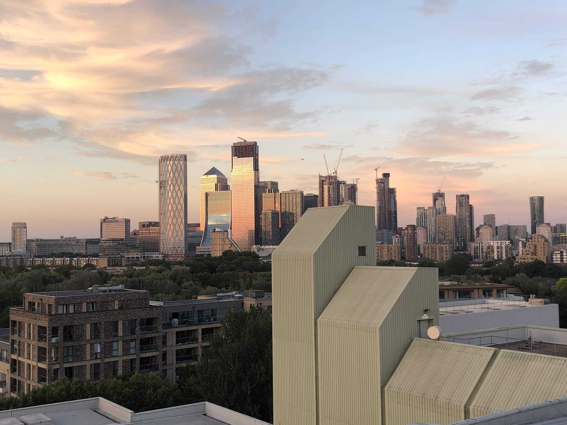 Printworks, London skyline
