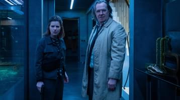 Gary Oldman and Aimee-Ffion Edwards in "Slow Horses" Season 2.