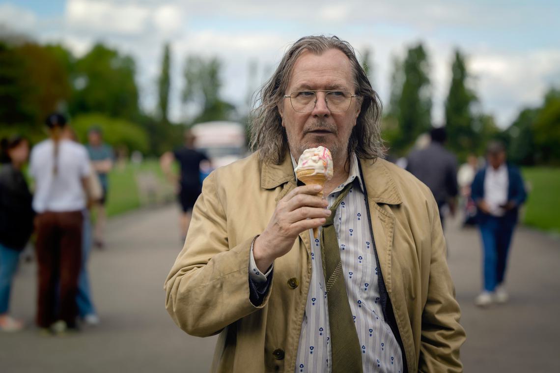 Gary Oldman in "Slow Horses," now streaming on Apple TV+.